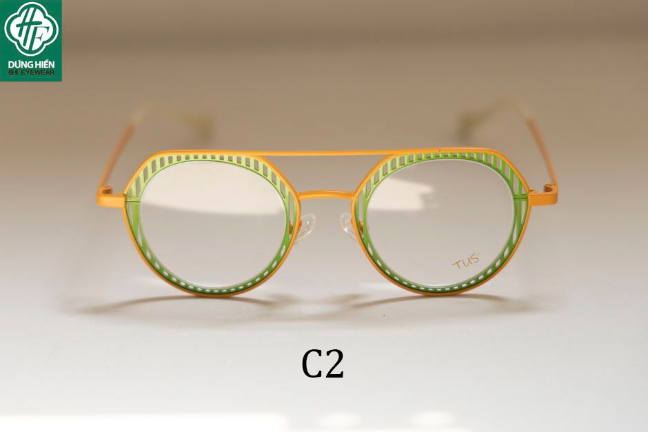  Vivid- 23226 #TUS' Gọng hợp kim hạn chế  rỉ sét - stainless steel  Eyeglasses ( độ lạ - unique) 