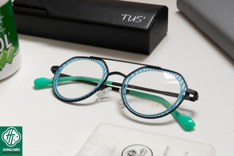  Vivid- 23226 #TUS' Gọng hợp kim hạn chế  rỉ sét - stainless steel  Eyeglasses ( độ lạ - unique) 