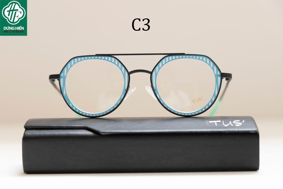  Vivid- 23226 #TUS' Gọng hợp kim hạn chế  rỉ sét - stainless steel  Eyeglasses ( độ lạ - unique) 