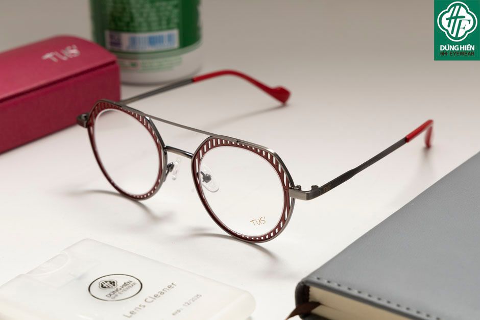  Vivid- 23226 #TUS' Gọng hợp kim hạn chế  rỉ sét - stainless steel  Eyeglasses ( độ lạ - unique) 