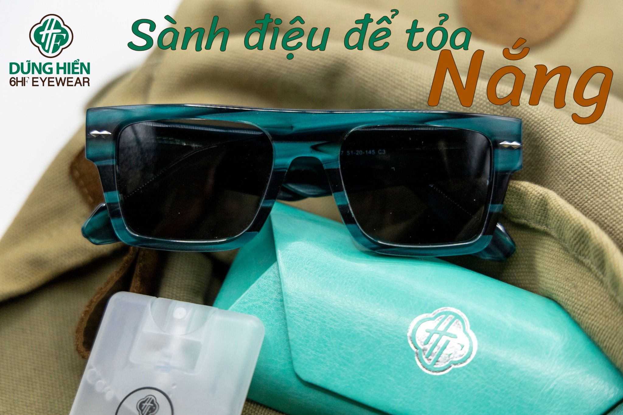  TUS'  Mát phân cực -Acetate Polarized Sunglass XB 8007 