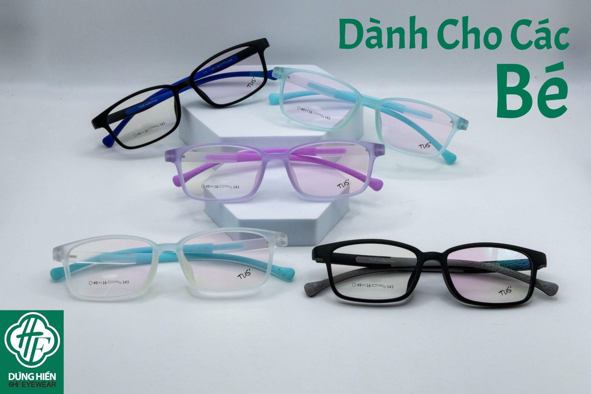  Gọng nhựa dẻo trẻ em (kids frame) Y 66007 