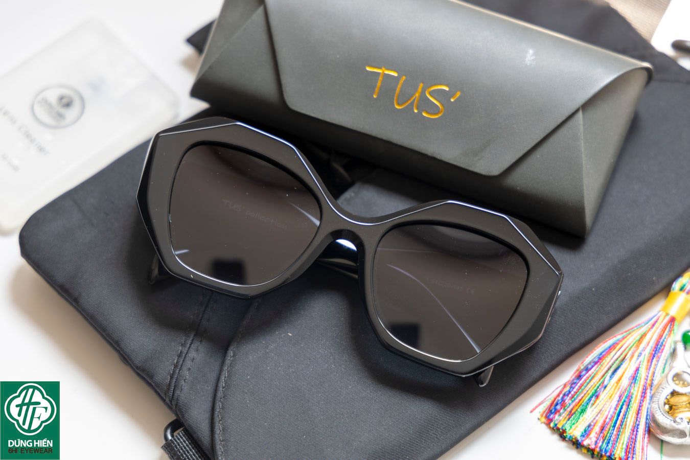  TUS'   YD 1071  Kính Mát Acetate Tròng Phân Cực_Polarized Sunglasses 