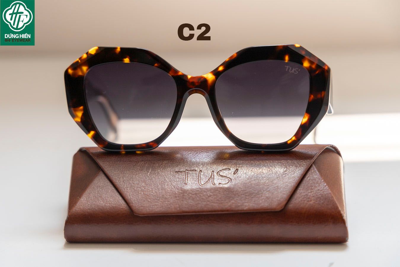  TUS'   YD 1071  Kính Mát Acetate Tròng Phân Cực_Polarized Sunglasses 