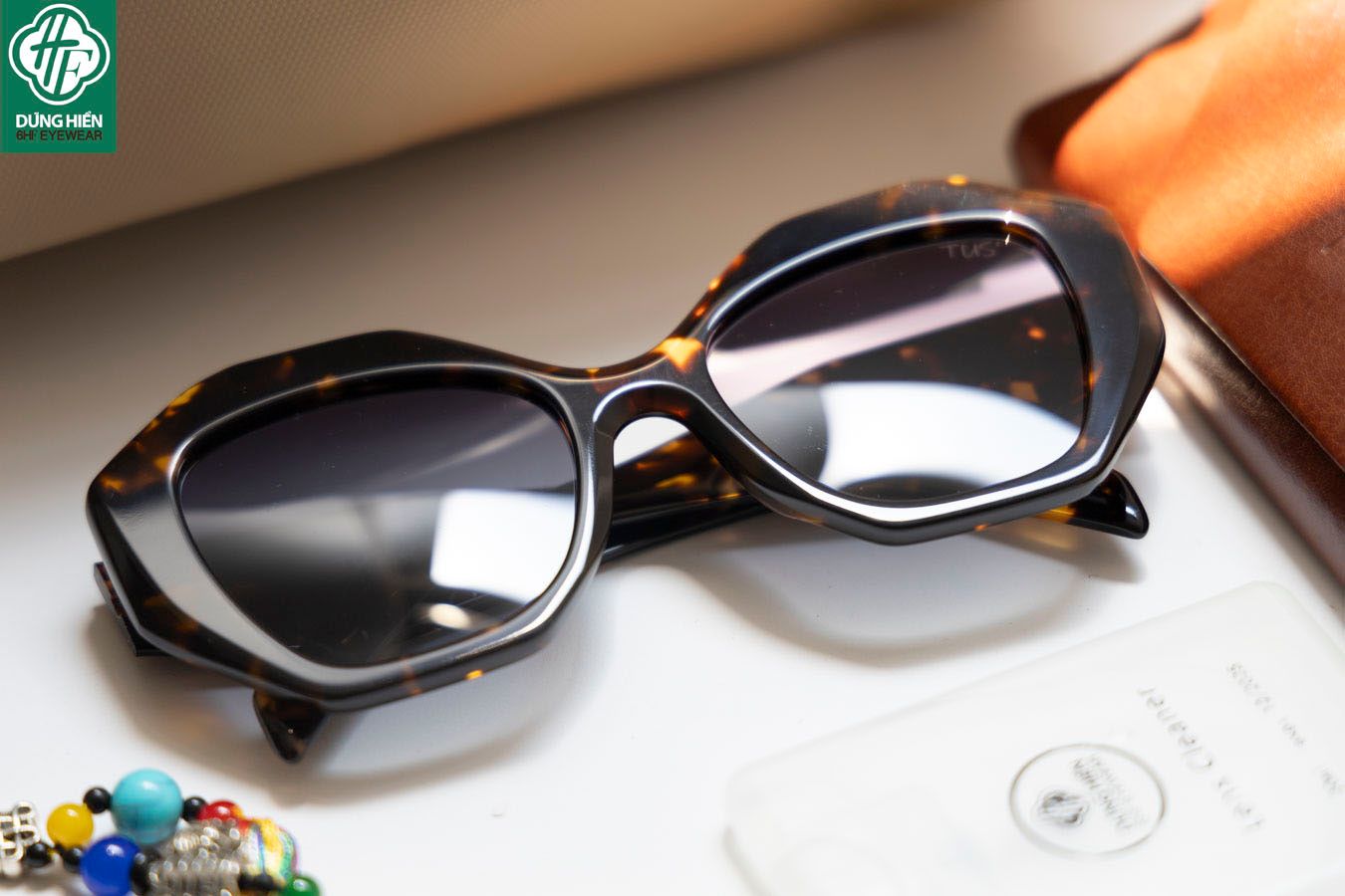  TUS'   YD 1071  Kính Mát Acetate Tròng Phân Cực_Polarized Sunglasses 