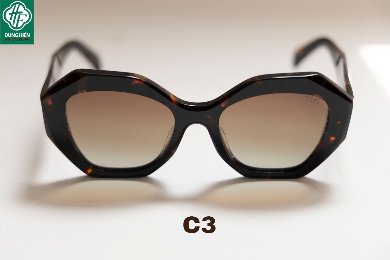  TUS'   YD 1071  Kính Mát Acetate Tròng Phân Cực_Polarized Sunglasses 