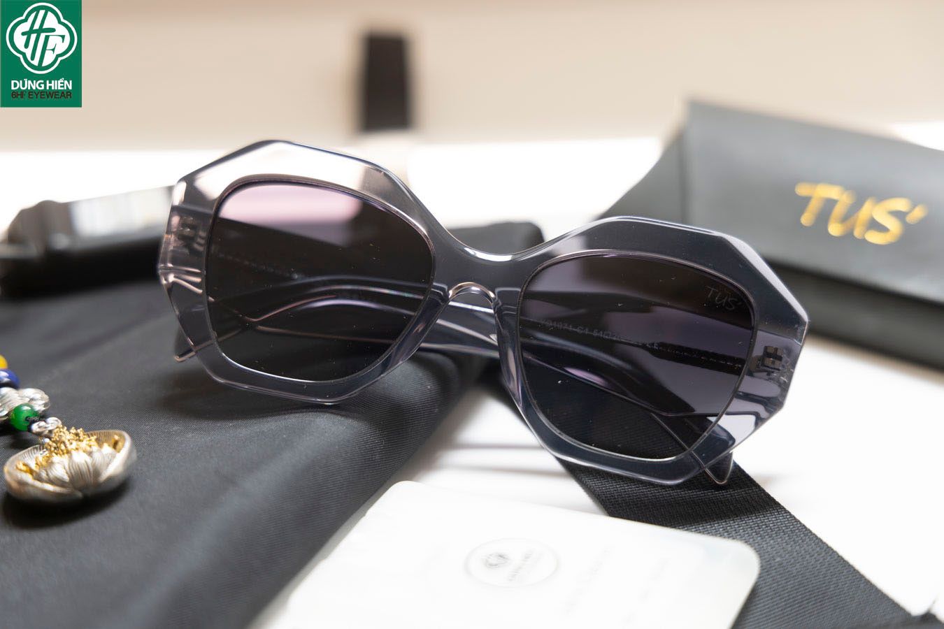  TUS'   YD 1071  Kính Mát Acetate Tròng Phân Cực_Polarized Sunglasses 