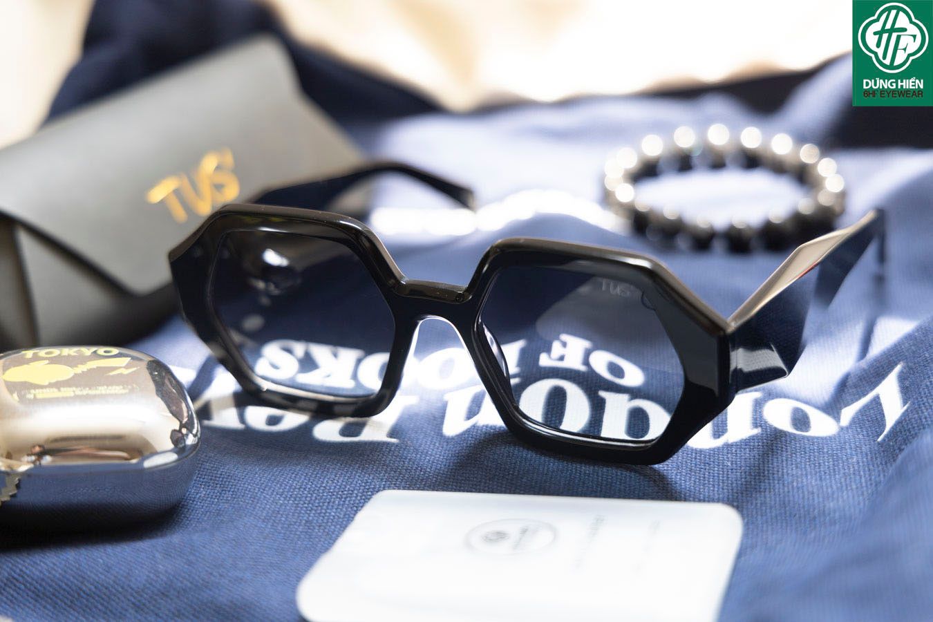  TUS'   YD 1072 #  Kính Mát Acetate Tròng Phân Cực_Polarized Sunglasses 