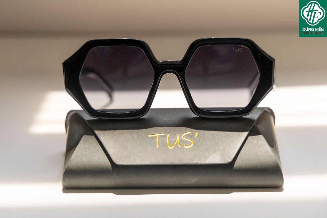  TUS'   YD 1072 #  Kính Mát Acetate Tròng Phân Cực_Polarized Sunglasses 