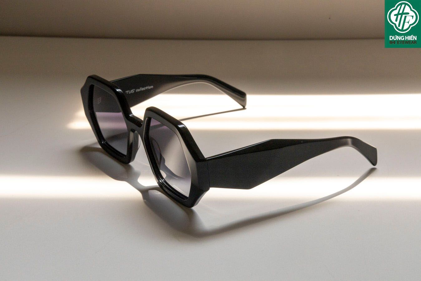  TUS'   YD 1072 #  Kính Mát Acetate Tròng Phân Cực_Polarized Sunglasses 