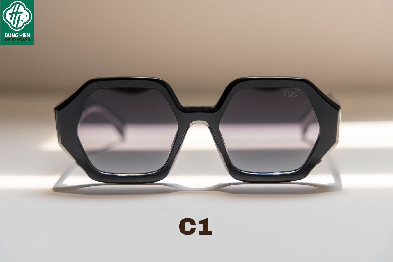  TUS'   YD 1072 #  Kính Mát Acetate Tròng Phân Cực_Polarized Sunglasses 