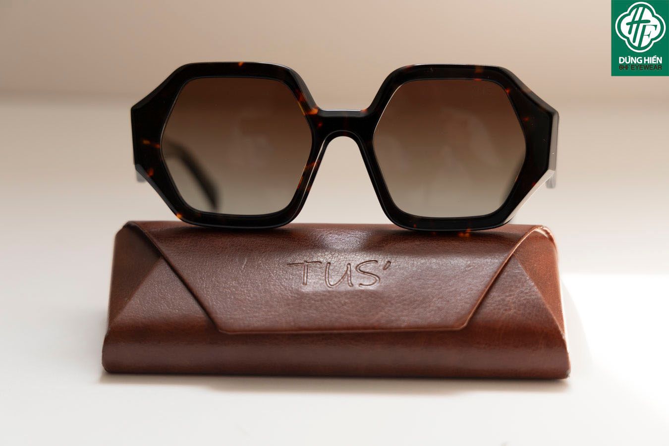  TUS'   YD 1072 #  Kính Mát Acetate Tròng Phân Cực_Polarized Sunglasses 