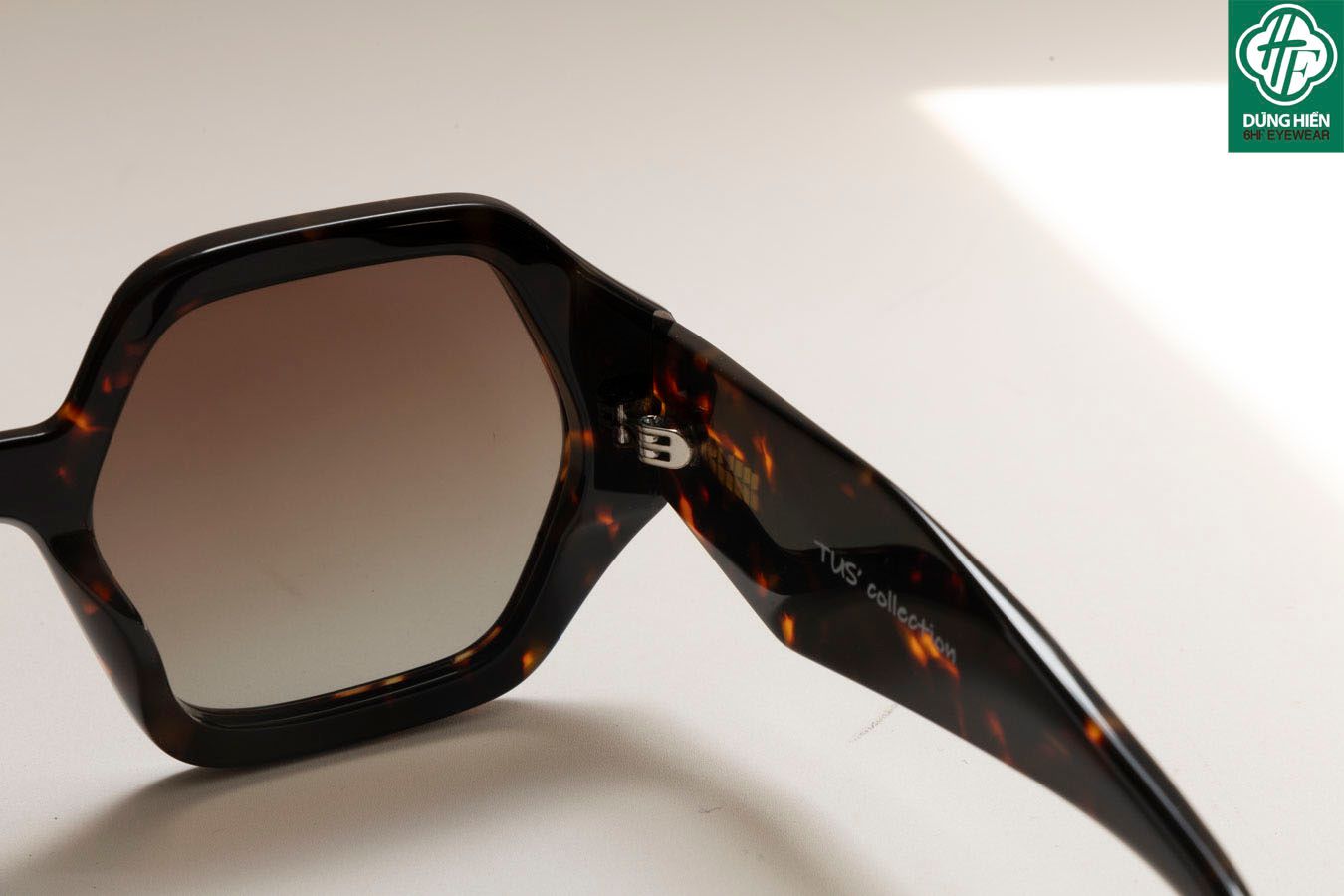  TUS'   YD 1072 #  Kính Mát Acetate Tròng Phân Cực_Polarized Sunglasses 