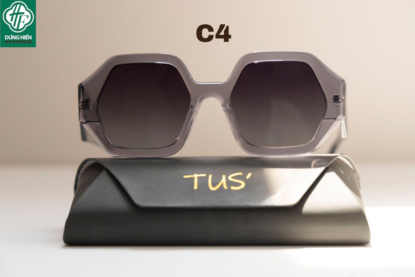  TUS'   YD 1072 #  Kính Mát Acetate Tròng Phân Cực_Polarized Sunglasses 