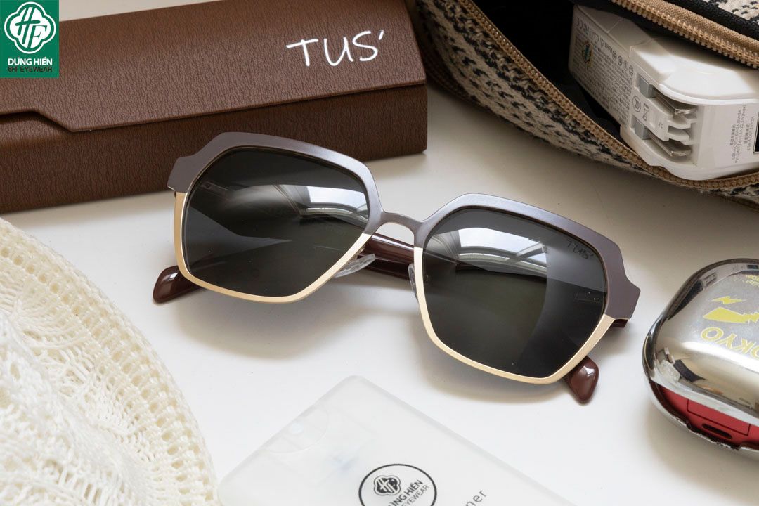  TUS - YD 1110 #  Kính mát xi phân cực metal+ Polarized Sunglasses 