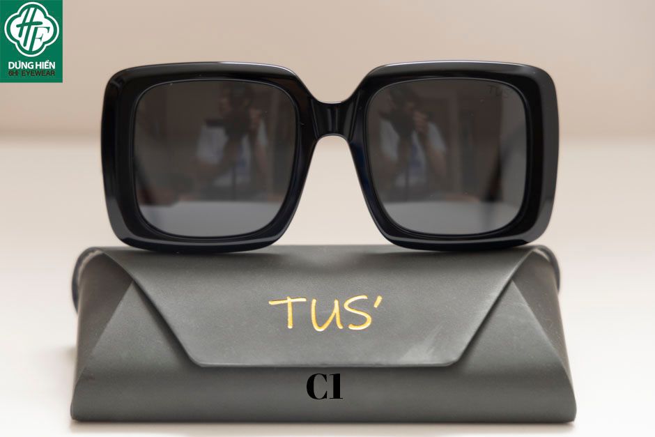  TUS'   YD 1113 # Kính Mát Acetate Tròng Phân Cực_Polarized Sunglasses 