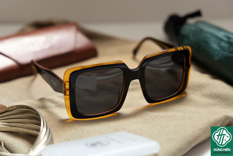  TUS'   YD 1113 # Kính Mát Acetate Tròng Phân Cực_Polarized Sunglasses 