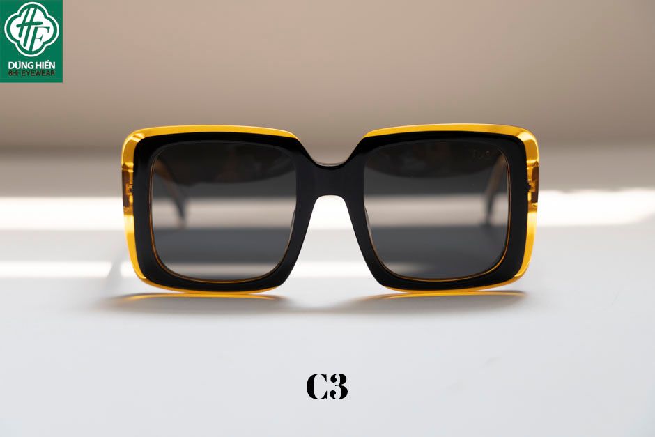 TUS'   YD 1113 # Kính Mát Acetate Tròng Phân Cực_Polarized Sunglasses 