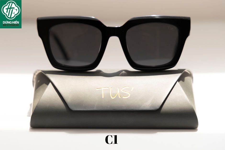  TUS' YD 1167 Kính Mát Acetate Tròng Phân Cực_Polarized Sunglasses 