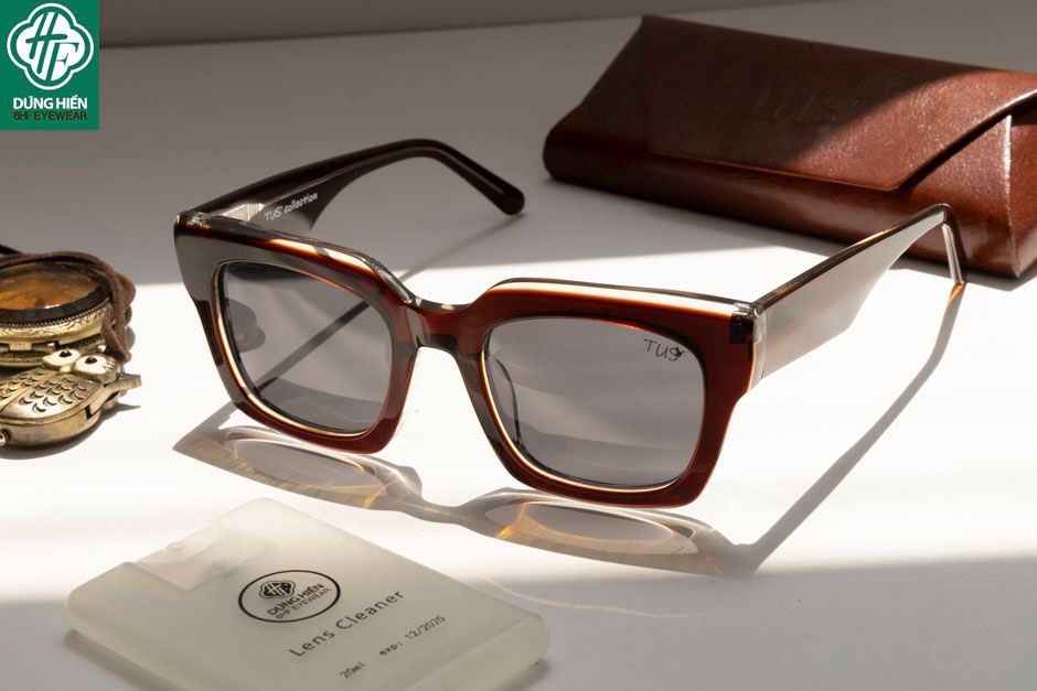  TUS' YD 1167 Kính Mát Acetate Tròng Phân Cực_Polarized Sunglasses 