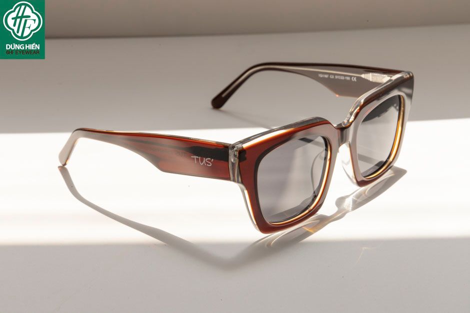  TUS' YD 1167 Kính Mát Acetate Tròng Phân Cực_Polarized Sunglasses 