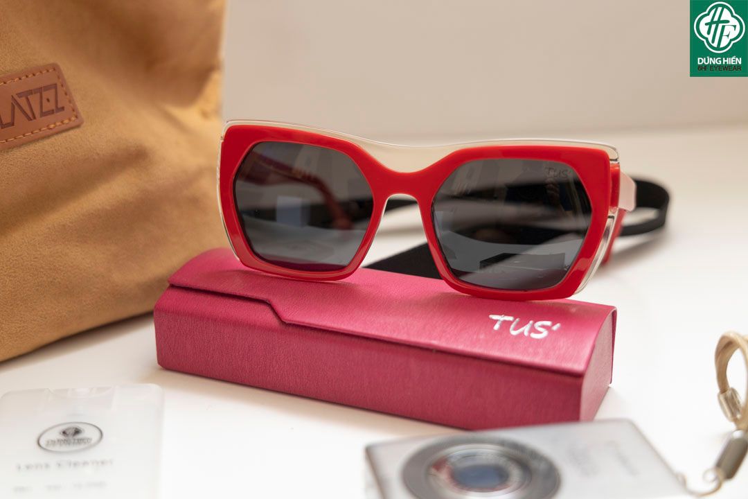  TUS' YD 1187 # Kính mát phân cực Acetate + Polarized Sunglasses 