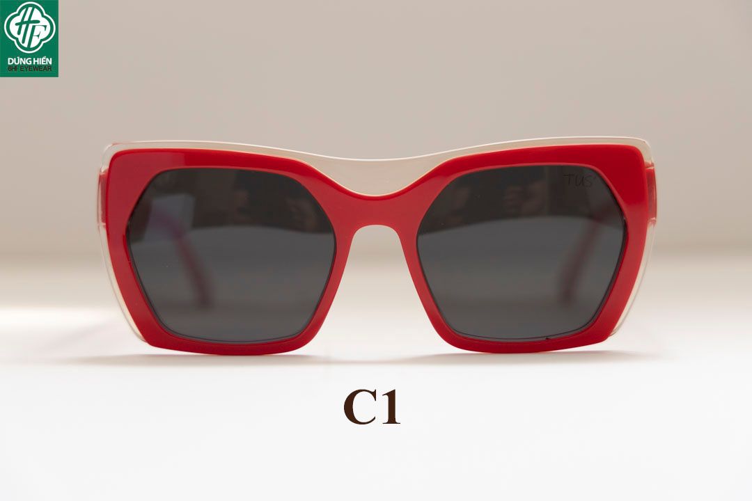  TUS' YD 1187 # Kính mát phân cực Acetate + Polarized Sunglasses 