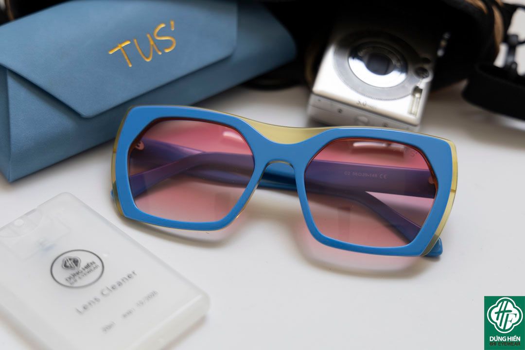  TUS' YD 1187 # Kính mát phân cực Acetate + Polarized Sunglasses 