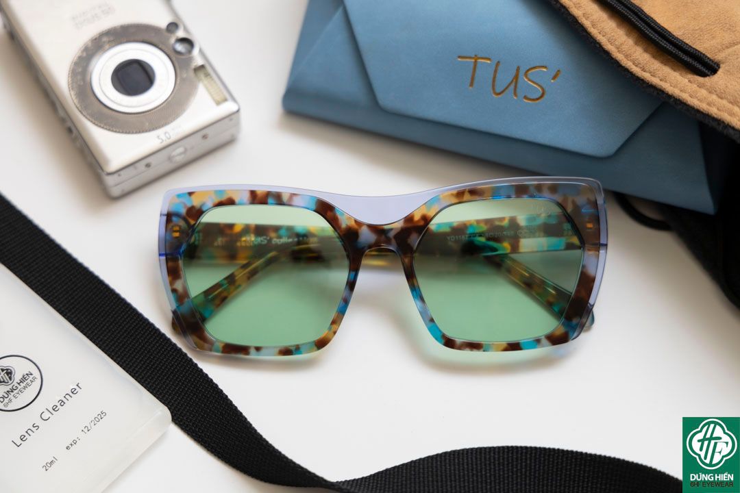  TUS' YD 1187 # Kính mát phân cực Acetate + Polarized Sunglasses 