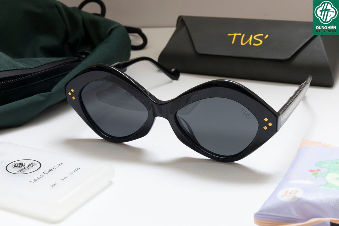  TUS - YD 1204 # Mát phân cực Acetate  Polarized Sunglasses   Lạ Unique 