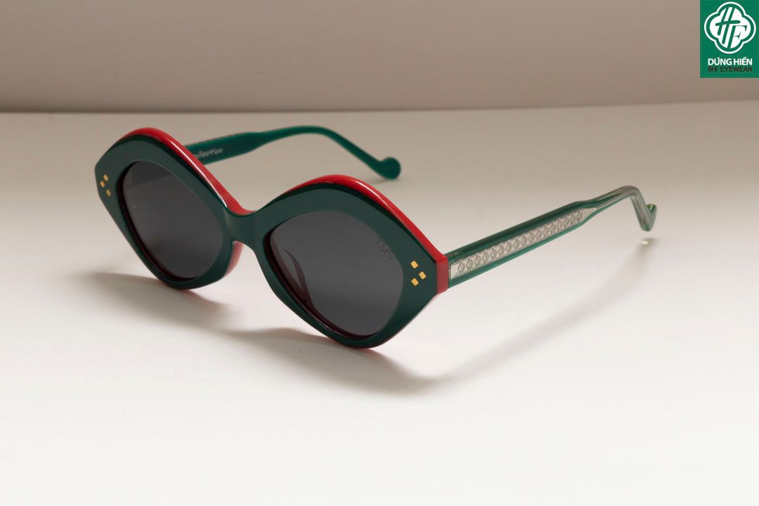  TUS - YD 1204 # Mát phân cực Acetate  Polarized Sunglasses   Lạ Unique 