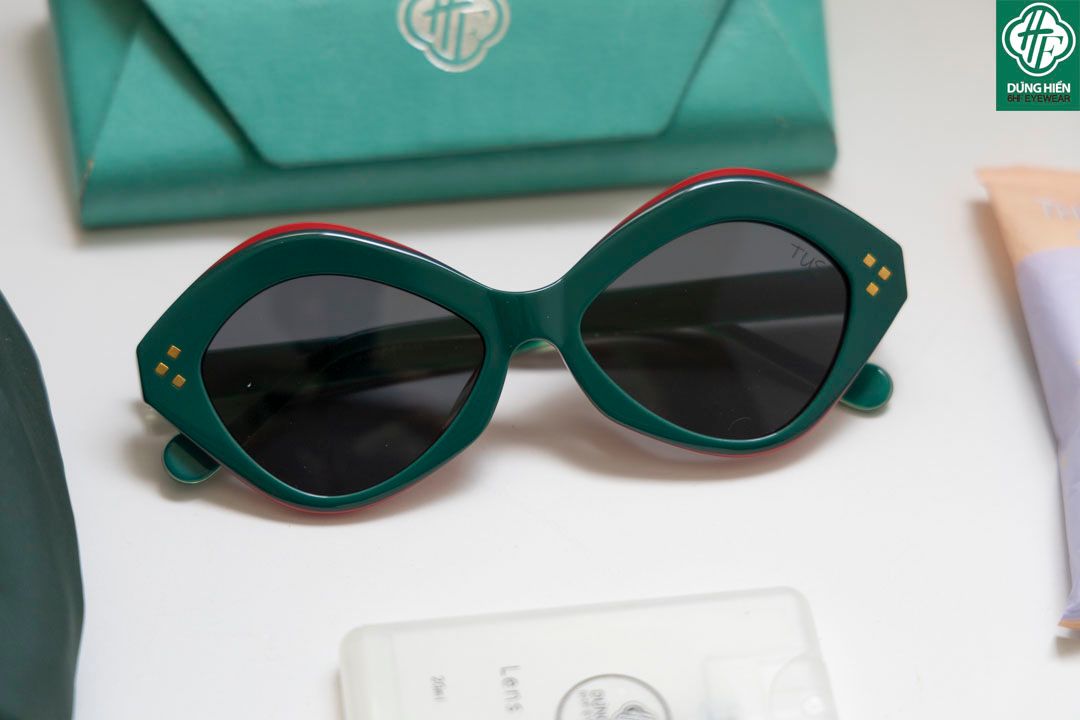  TUS - YD 1204 # Mát phân cực Acetate  Polarized Sunglasses   Lạ Unique 