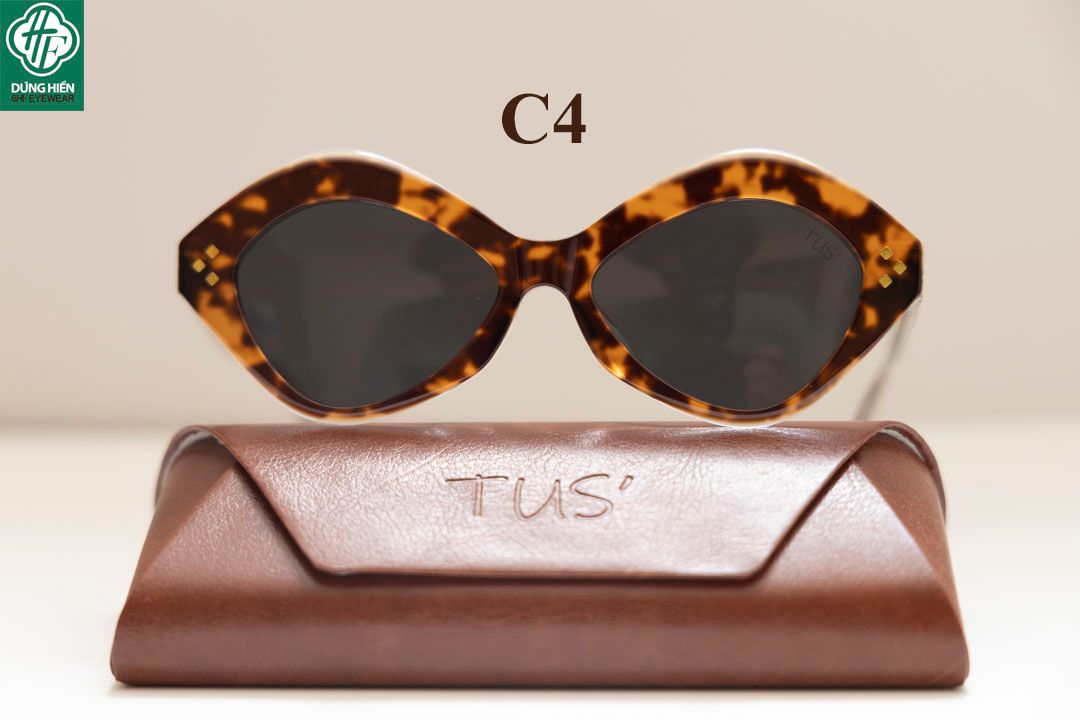  TUS - YD 1204 # Mát phân cực Acetate  Polarized Sunglasses   Lạ Unique 