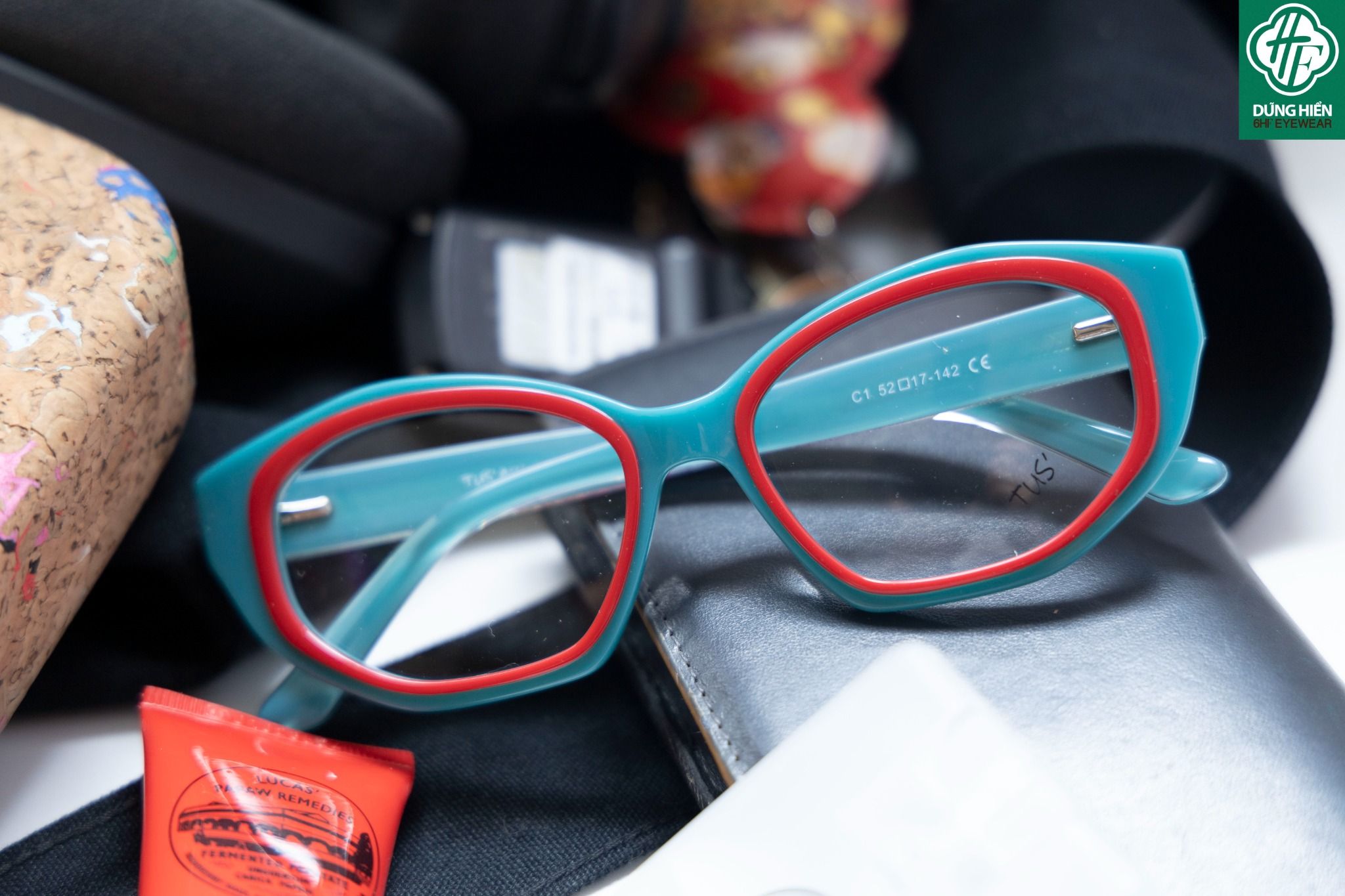  YD 1213 # Kính nhựa mắt mèo Acetate cateye optical frame 