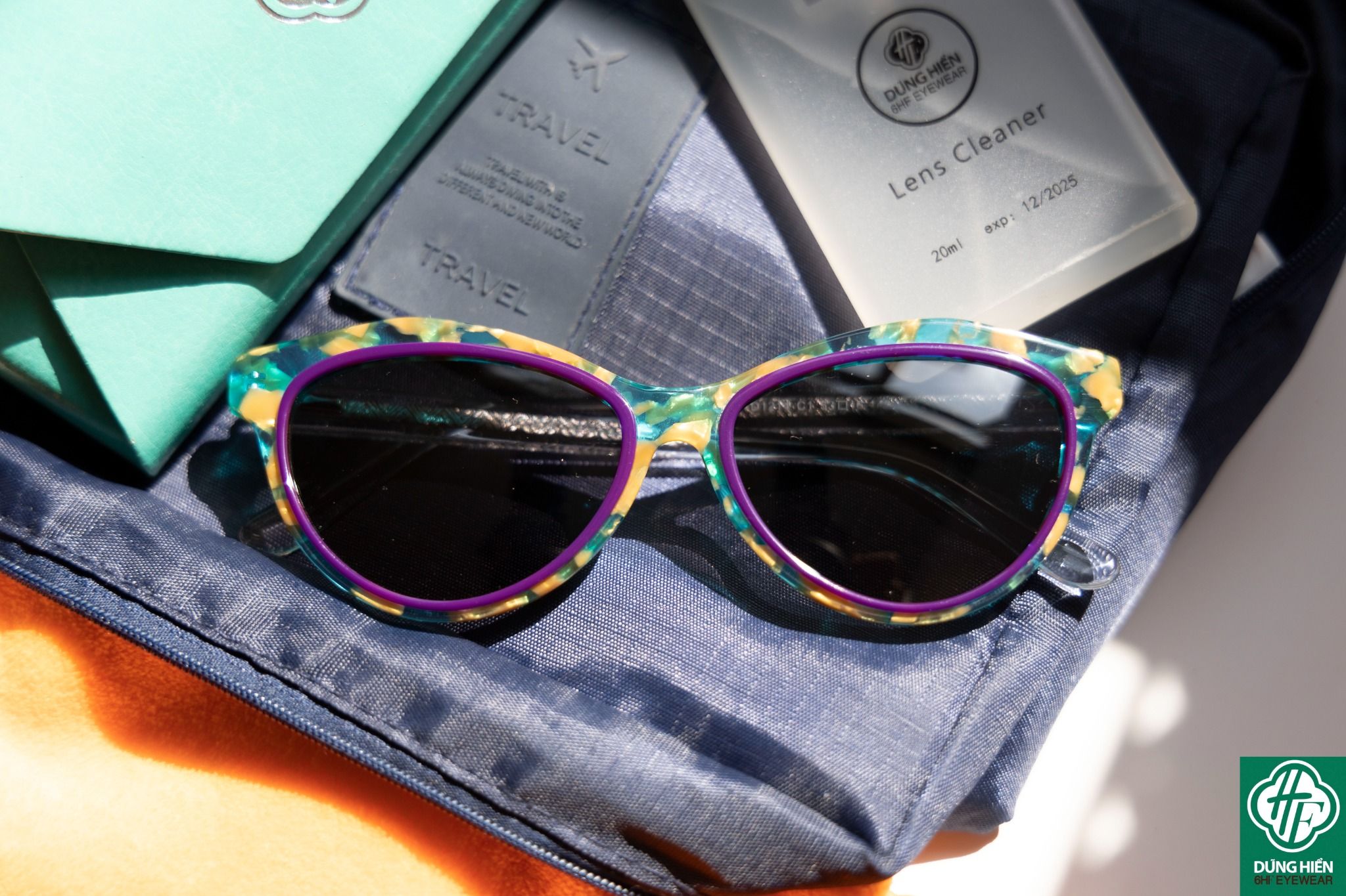  YD 1214 # Gọng nhựa mắt mèo Acetate cateye frame - TUS' 