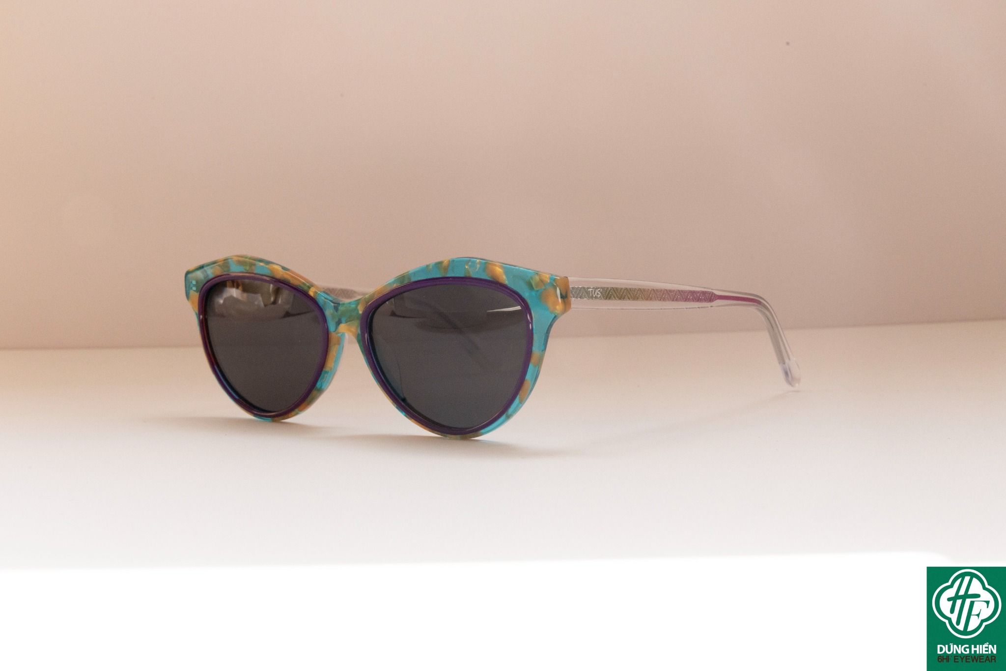  YD 1214 # Gọng nhựa mắt mèo Acetate cateye frame - TUS' 