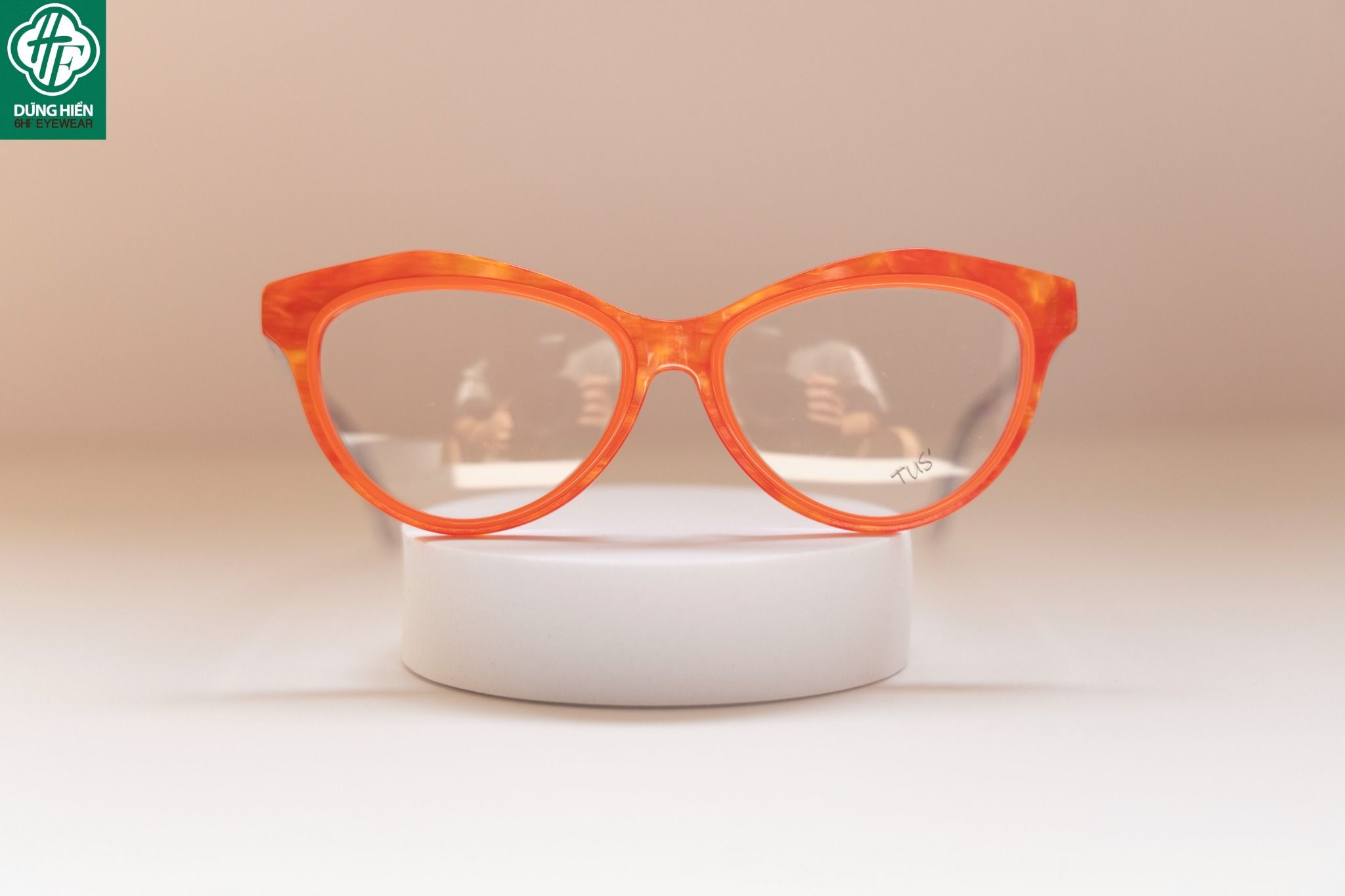  YD 1214 # Gọng nhựa mắt mèo Acetate cateye frame - TUS' 