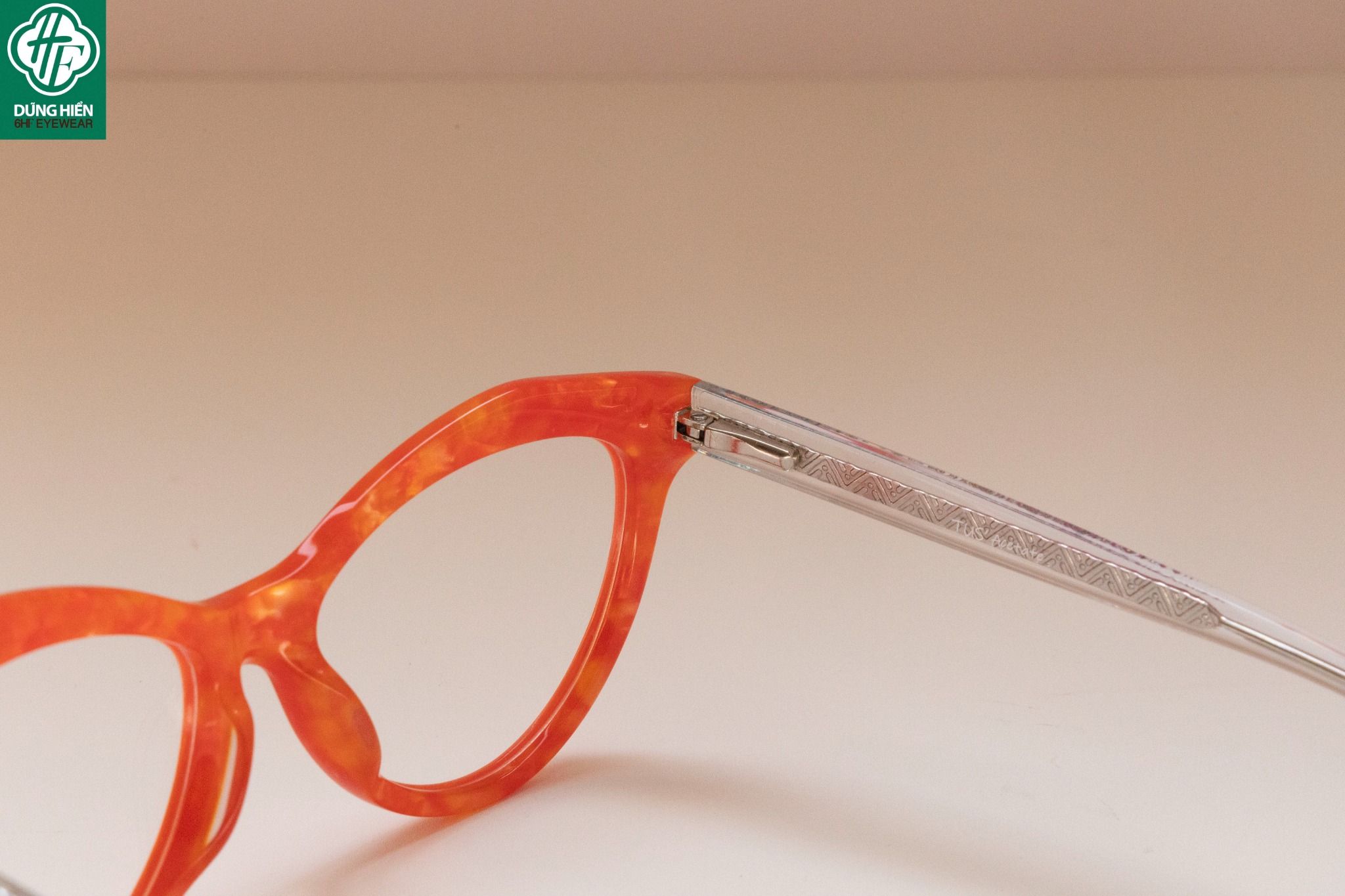  YD 1214 # Gọng nhựa mắt mèo Acetate cateye frame - TUS' 