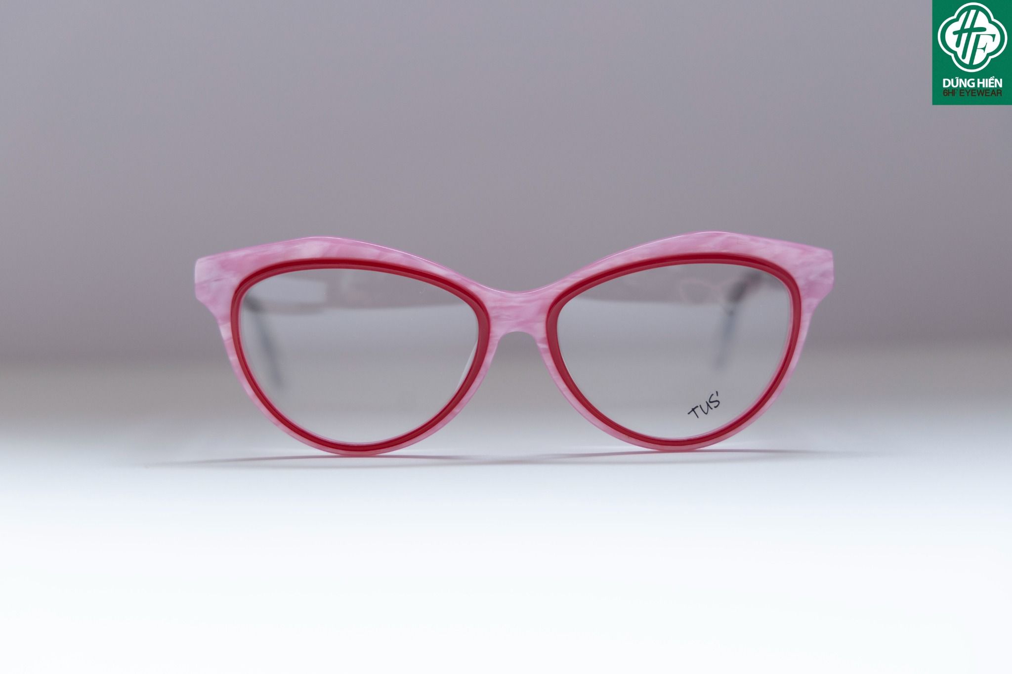  YD 1214 # Gọng nhựa mắt mèo Acetate cateye frame - TUS' 