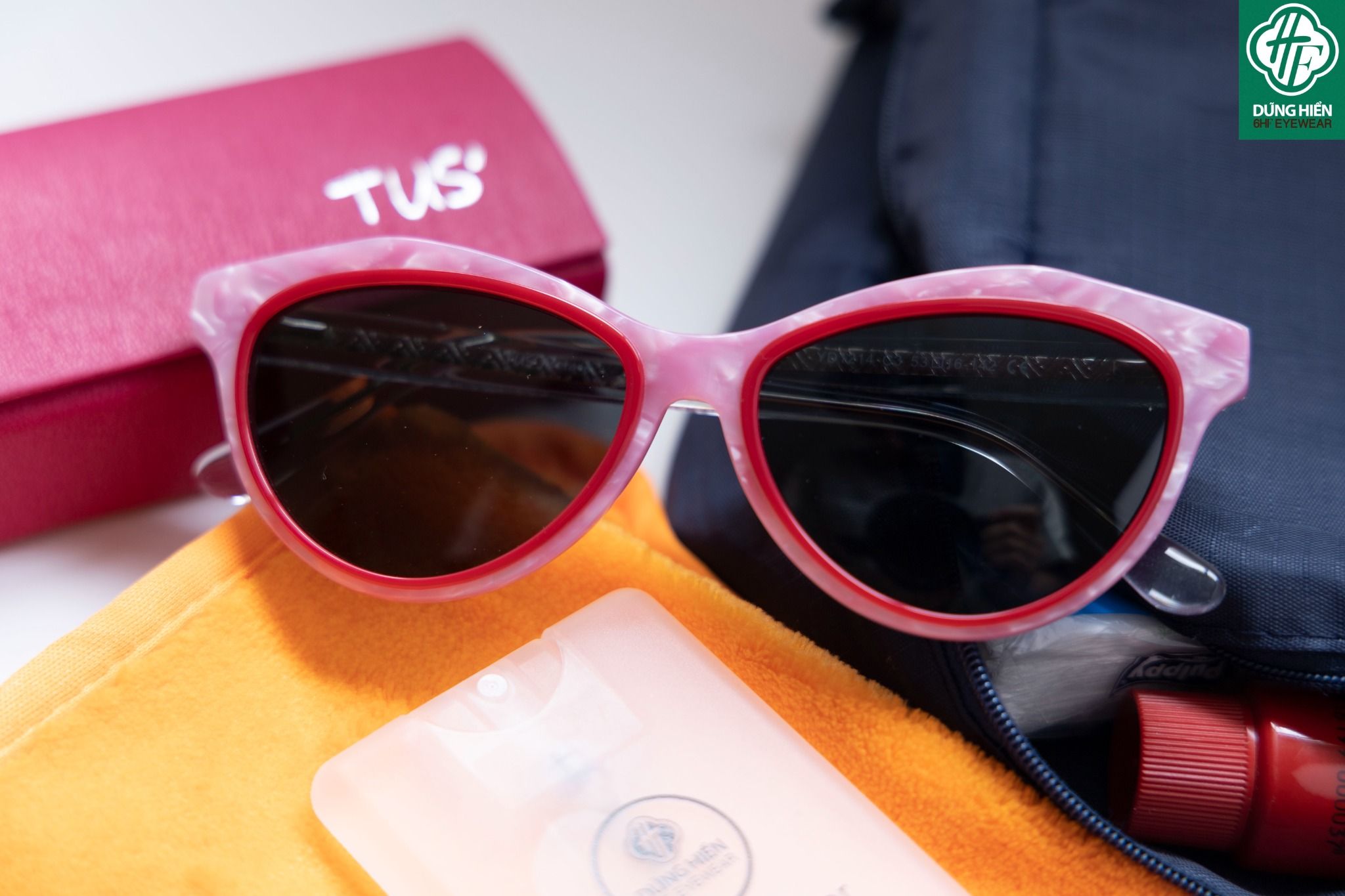  YD 1214 # Gọng nhựa mắt mèo Acetate cateye frame - TUS' 