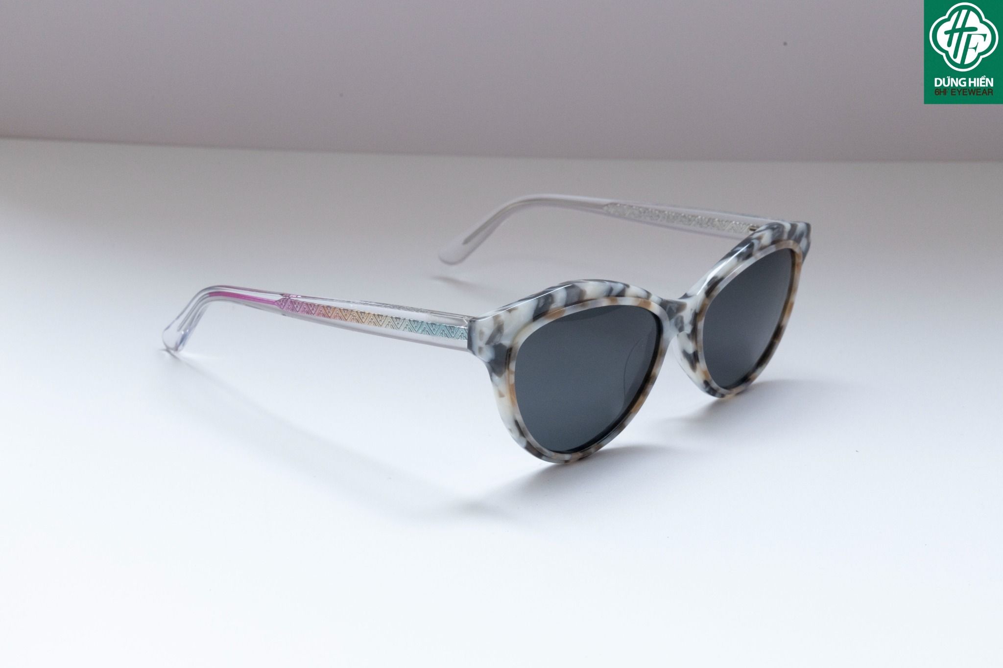  YD 1214 # Gọng nhựa mắt mèo Acetate cateye frame - TUS' 