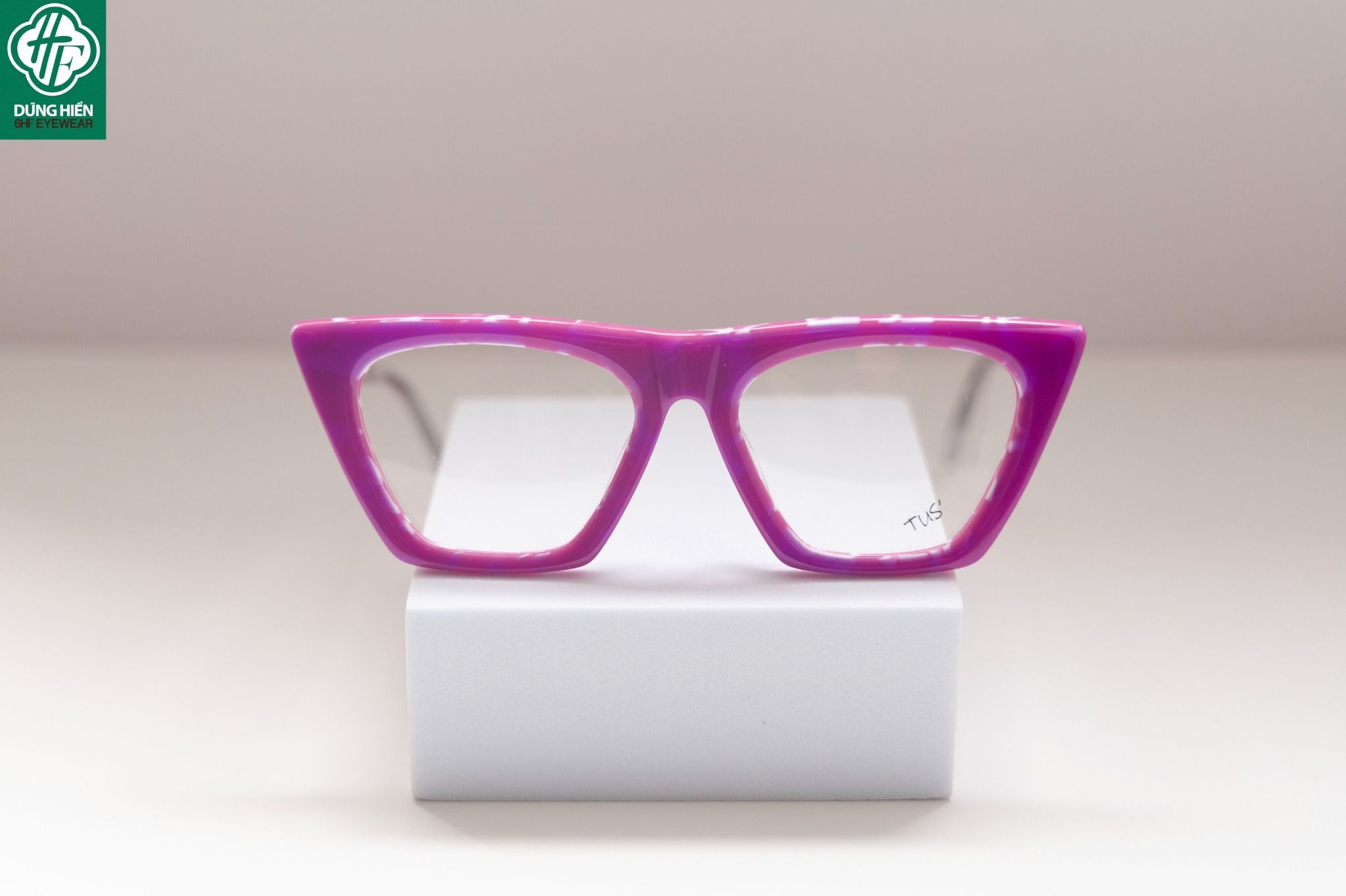  YD 1215 # Kính mắt mèo nhựa Acetate cateye optical frame - TUS' 