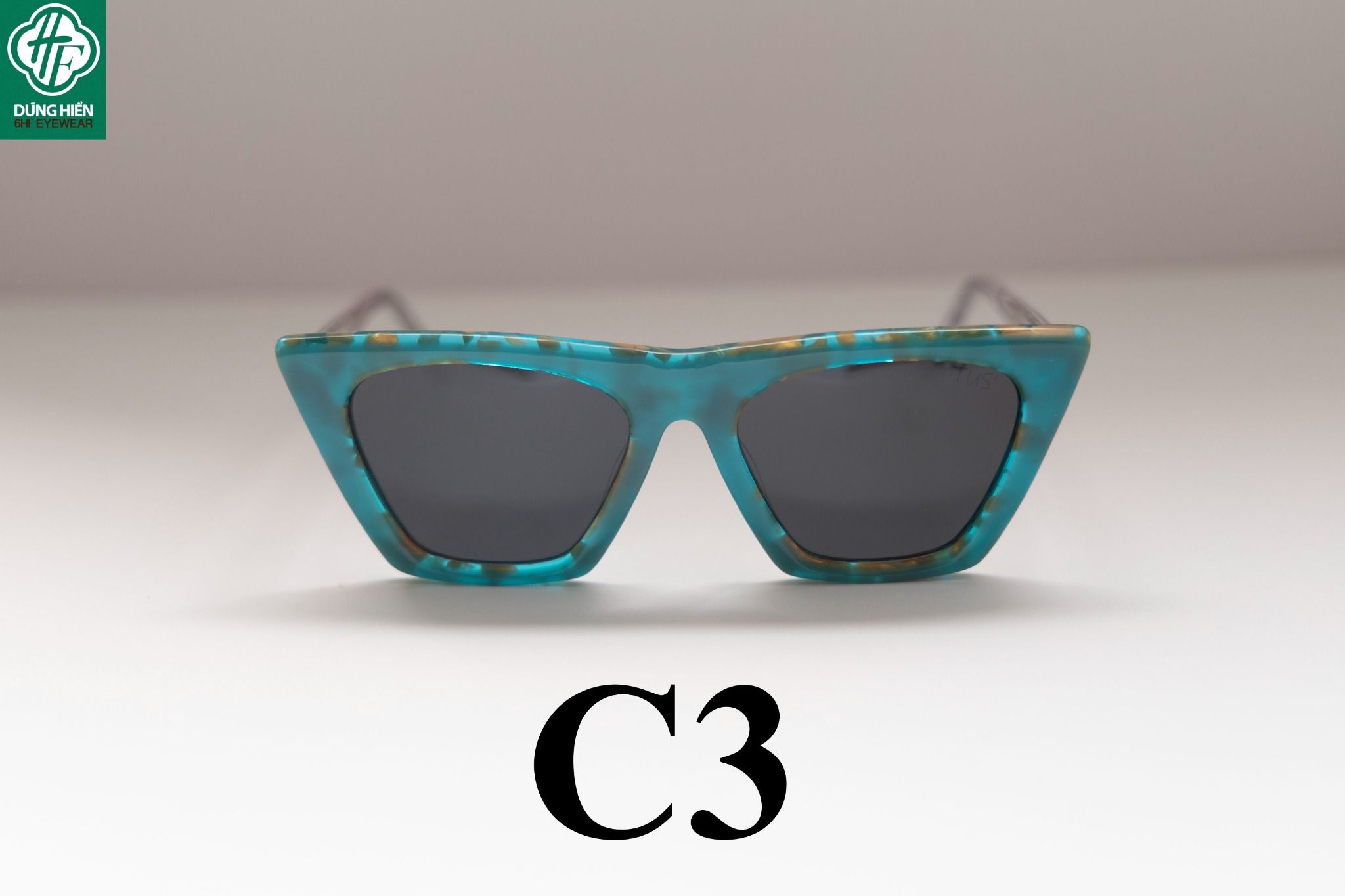  YD 1215 # Kính mắt mèo nhựa Acetate cateye optical frame - TUS' 