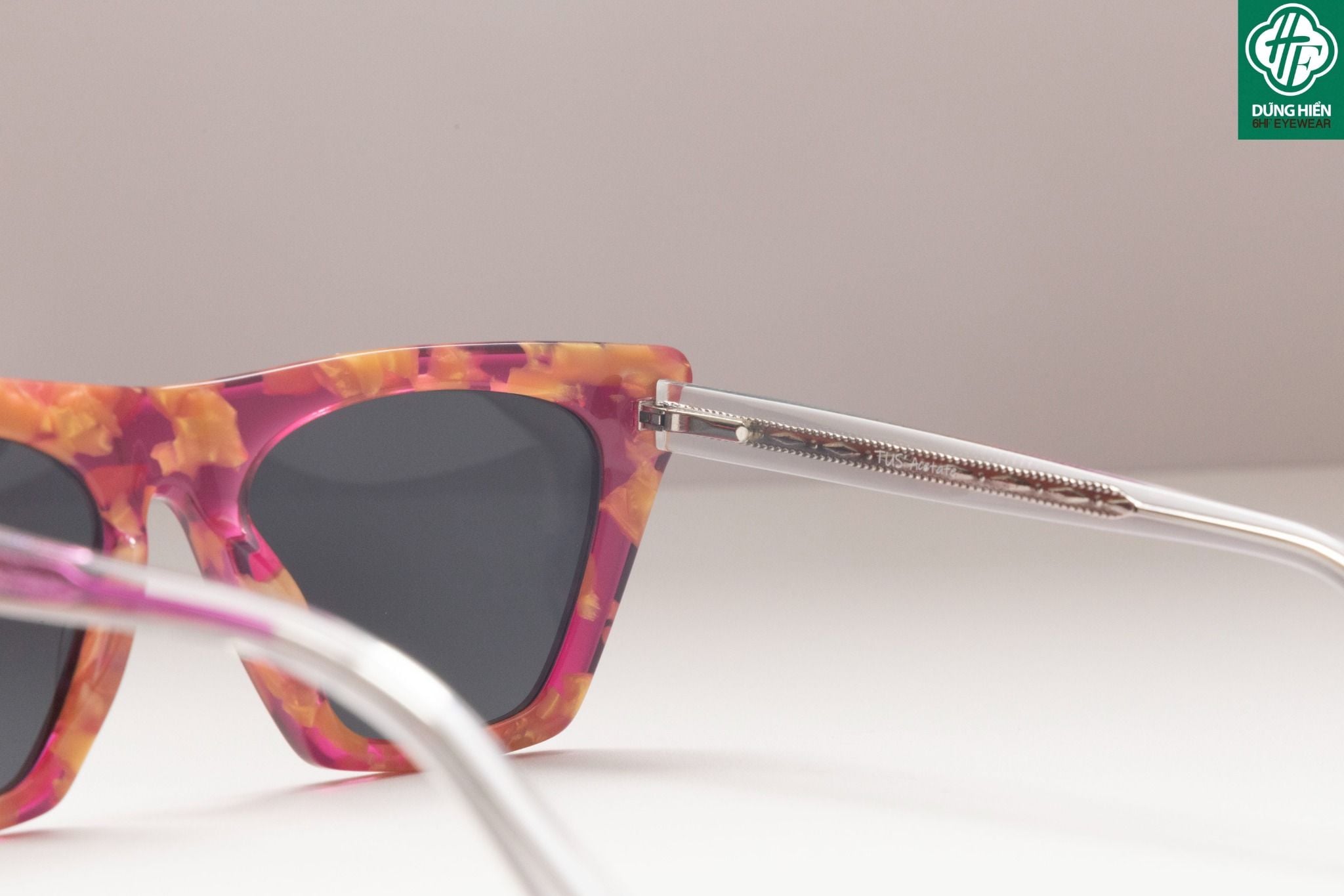  YD 1215 # Kính mắt mèo nhựa Acetate cateye optical frame - TUS' 