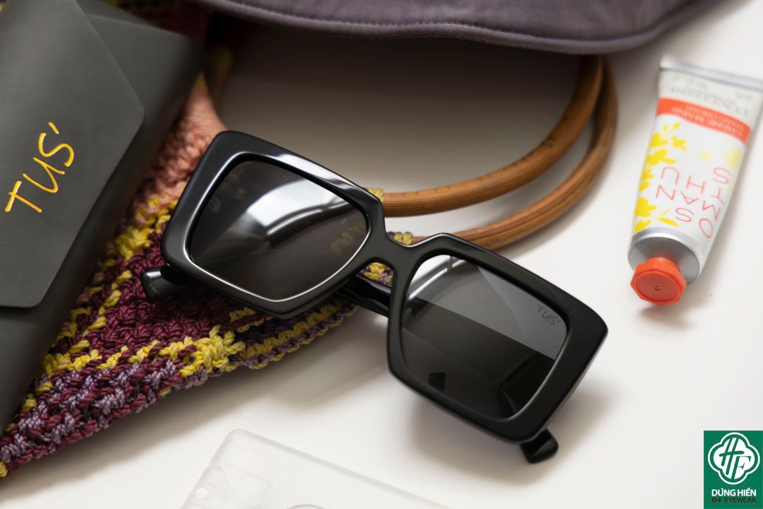  TUS' YD 1225 #Kính mát Phân cực acetate Polarized Sunglasses 