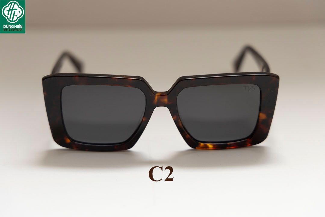  TUS' YD 1225 #Kính mát Phân cực acetate Polarized Sunglasses 