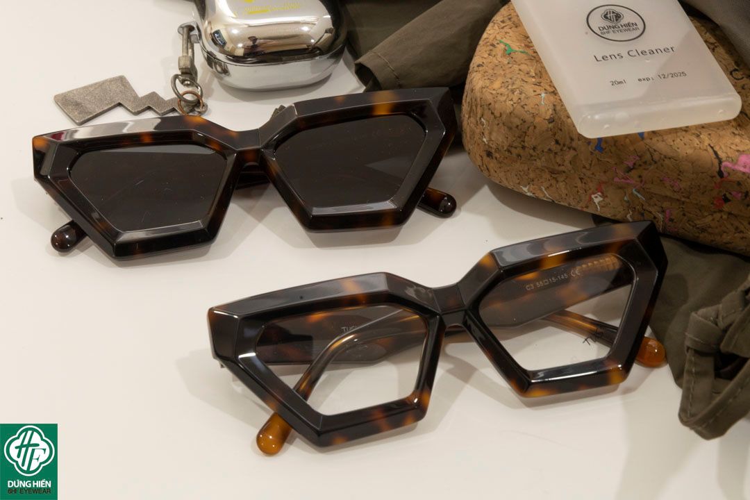  YD 1241 #kính nhựa Acetate Eyewear TUS' 