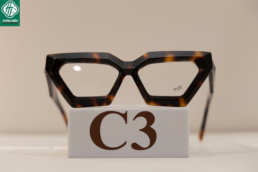  YD 1241 #kính nhựa Acetate Eyewear TUS' 