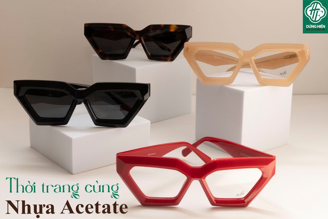  YD 1241 #kính nhựa Acetate Eyewear TUS' 