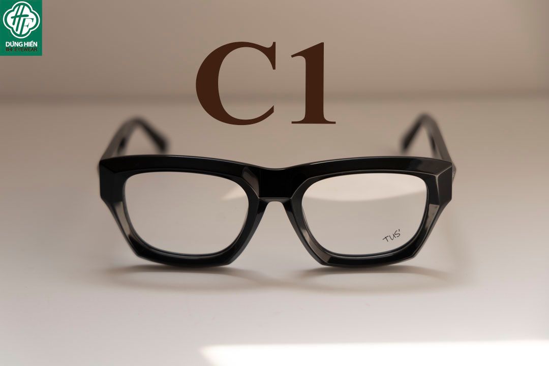  YD 1242 #  Kính nhựa Acetate Eyewear 